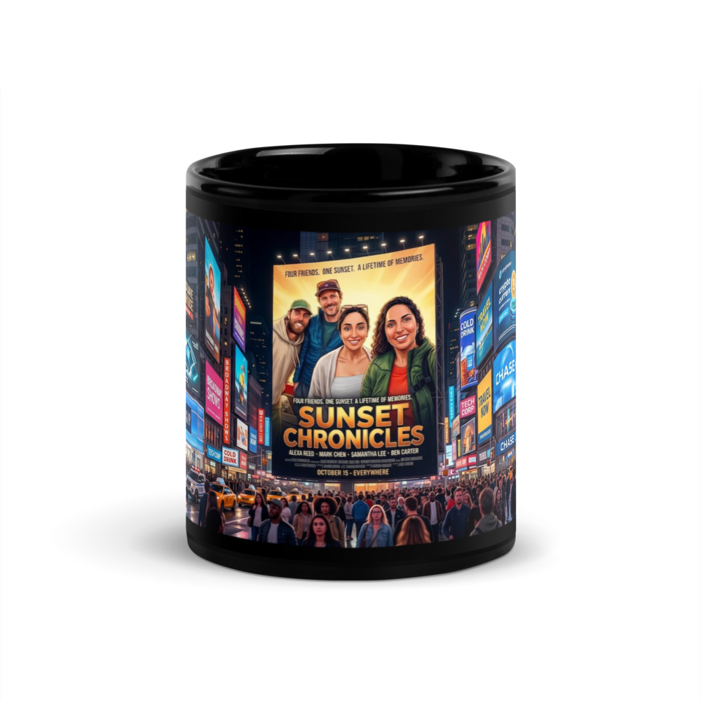 Times Square — personalized movie poster billboard scene