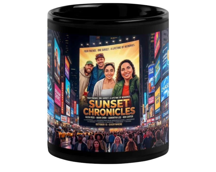 Times Square — personalized movie poster billboard scene
